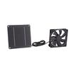 Solar Panel Fan Kit Solar Powered Exhaust Ventilation 4W for Small Greenhouses Sheds Pet Houses