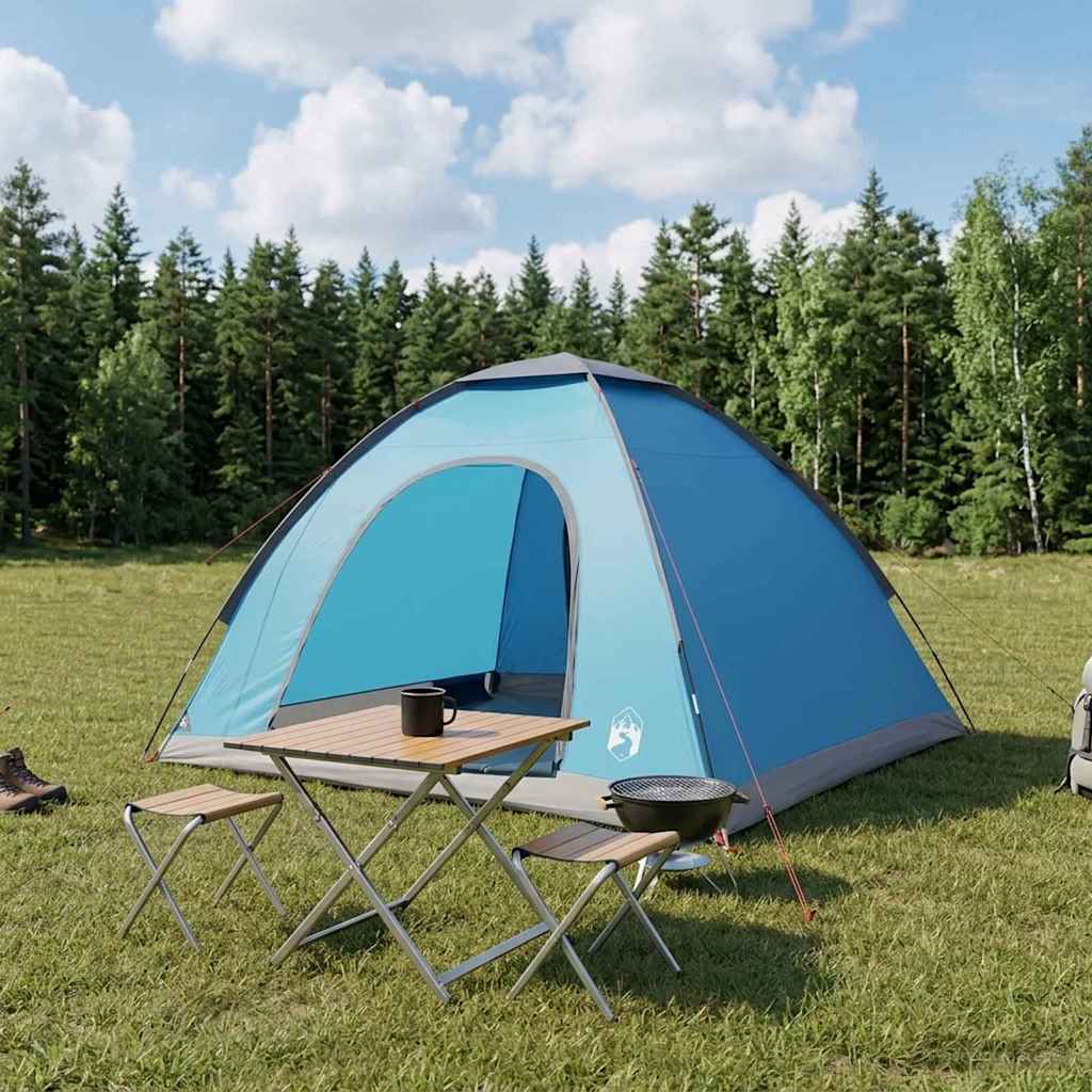 Camping Tent with Roof and Air Ventilation Blue 275 x 215 x 125 cm