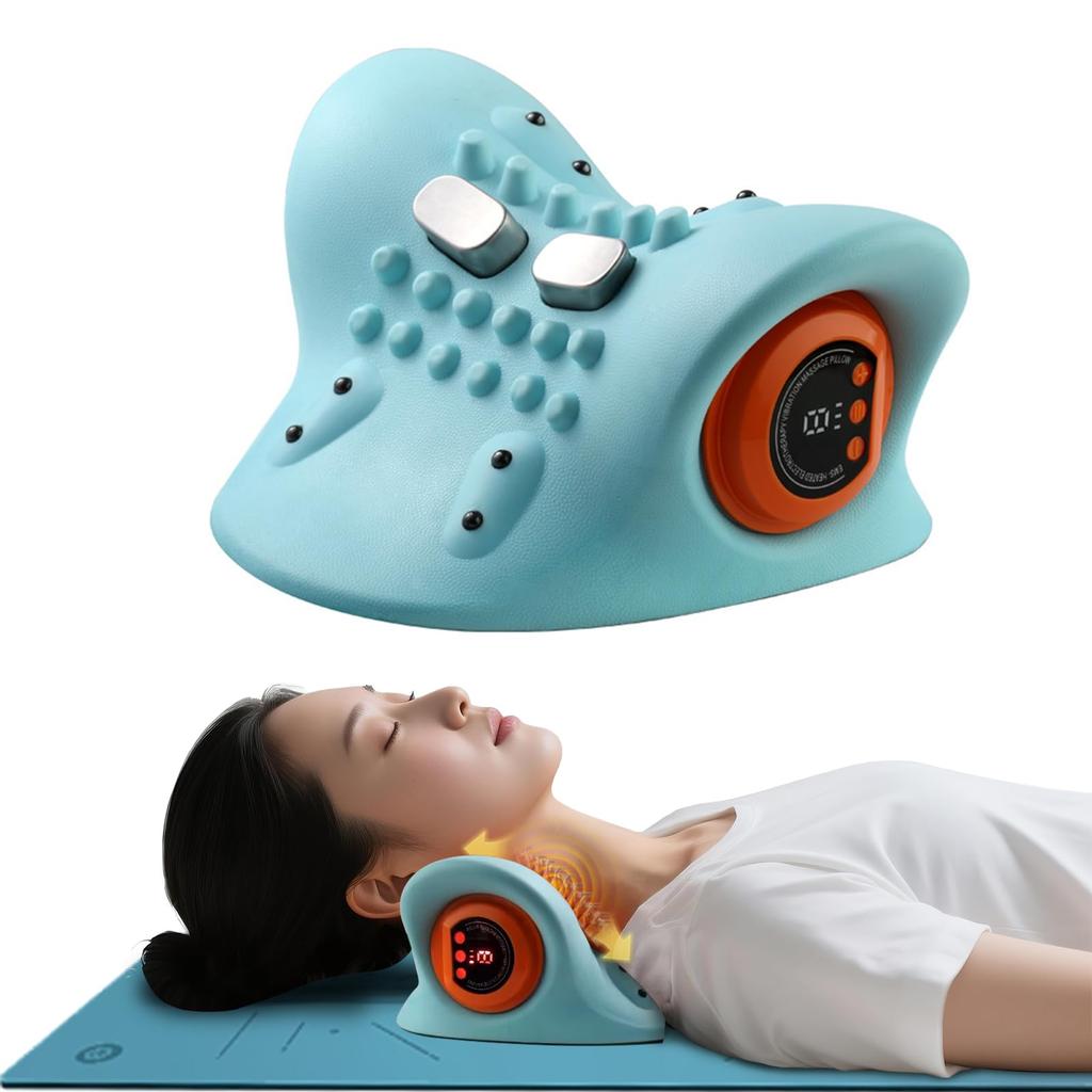 Mocasa Multifunctional Pillow with 3 Modes, 3 Intensity Settings, Easy Operation, Type-C Rechargeable, Lightweight, Unisex, Mother's Day, Father's