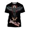 Sommermodetrend 3D-gedrucktes T-Shirt mit bedrucktem Muster und Rundhalsausschnitt, lässiges und bequemes T-Shirt im Hip-Hop-Streetstyle