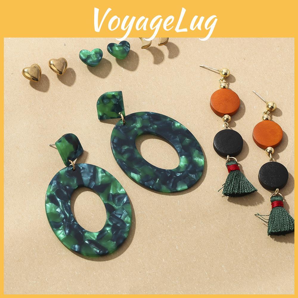 Trendsetting Alloy Heart And Moon Earrings Ethnic Style Women's Fashion Jewelry