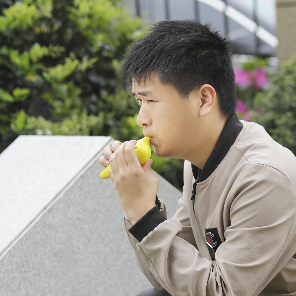 12 Hole Pottery Flute ABS Plastic Ocarina Musical Instrument with Carrying Bag Accessories for Music Lover and Beginner