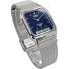 Casio Ana-Digi Vintage Series Quartz Watch AQ-230EM-2A Mesh Metal Band Unisex Dual Time Navy