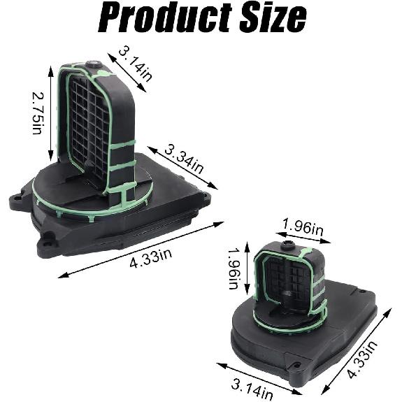 SecosAutoparts 2PCS Left & Right Air Intake Manifold Adjusting Unit DISA Valve Fit For BMW X5 X3 Z4 E82 E88 E92 328I 528I 530I 128I 2009-2015