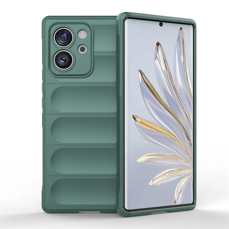 Case For Huawei Honor 80 Se 80se 80 Pro 5g Back Cover Case Shockproof Armor Phone Cases Liquid Silicone Anti-fall Funda Coque