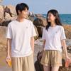 FivePlus Couple's Pure Cotton Casual T-Shirt