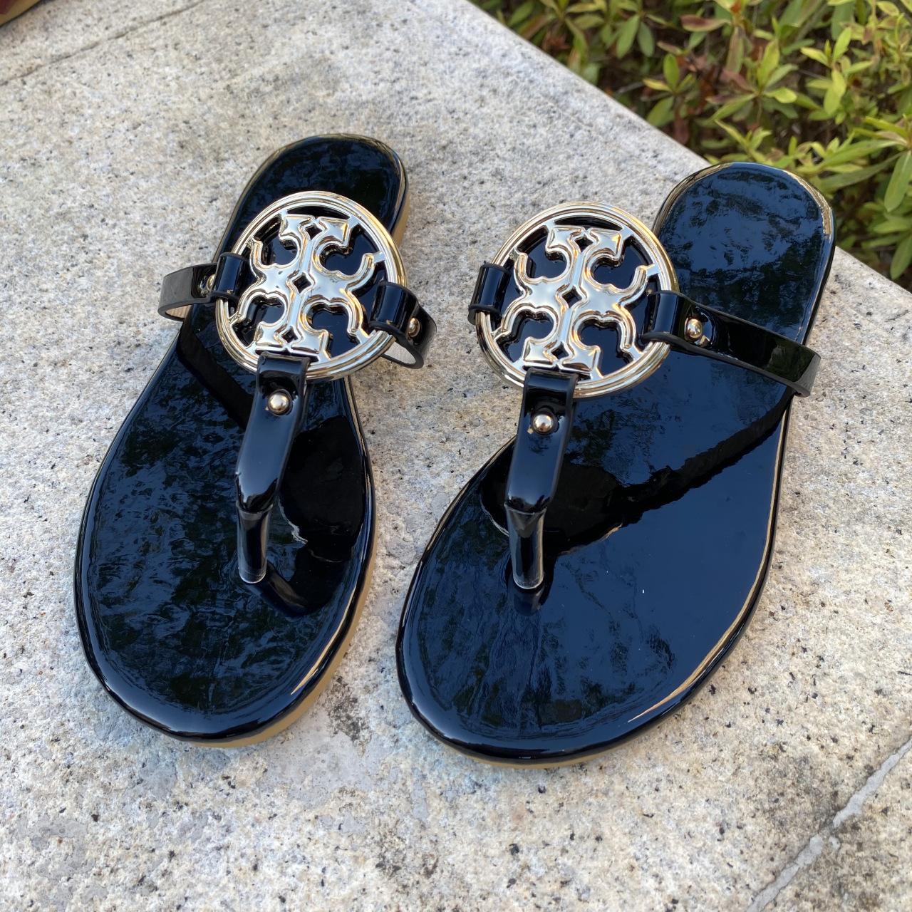 

New spot herringbone shoes 2025 for sandals metal decorative buckle summer women s flat sandals 42 чёрный