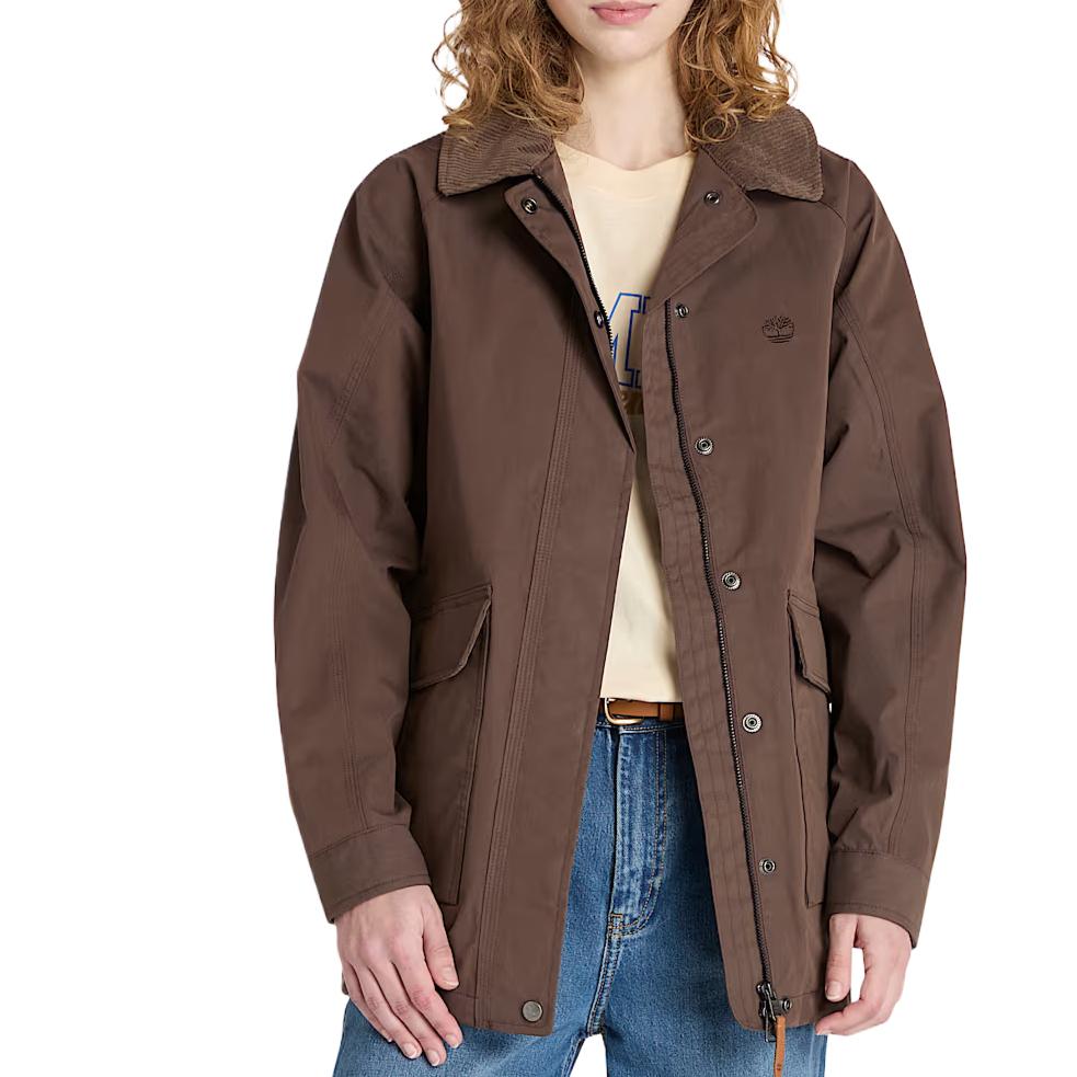 Timberland Wenham Waterproof Barn Coat Skin-Friendly Versatile Waterproof Windproof Coat Women Coats A2QPD-243