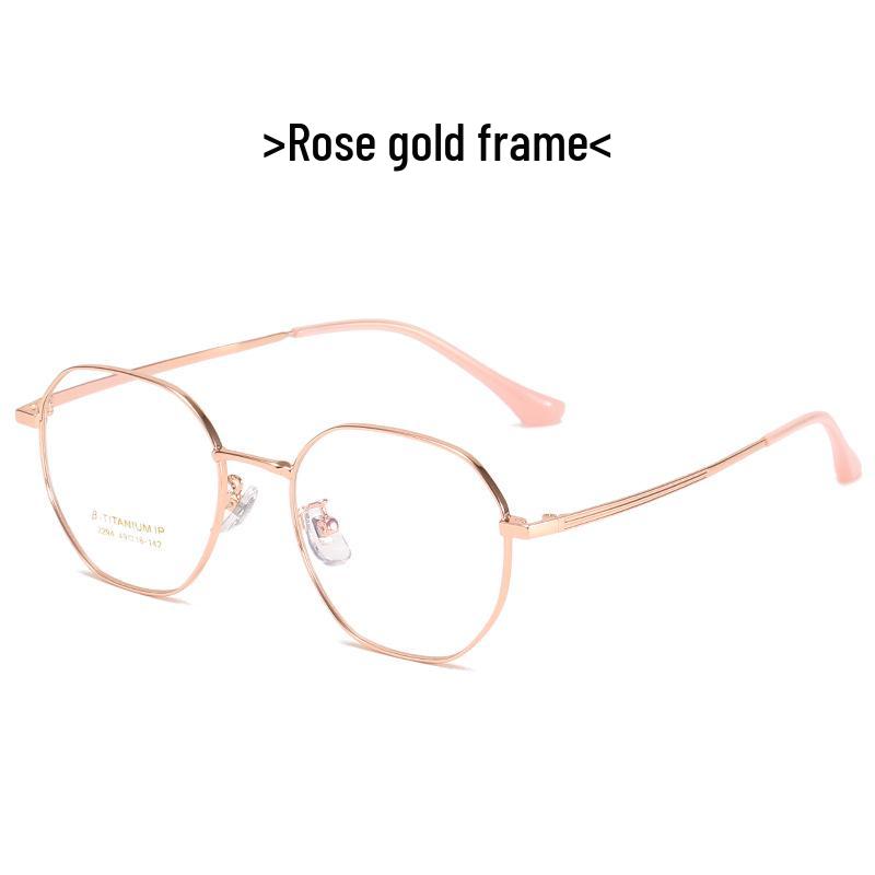 Black Full Frame Anti-Blue Light Prescription Glasses for Myopia - Unisex, Round Face.