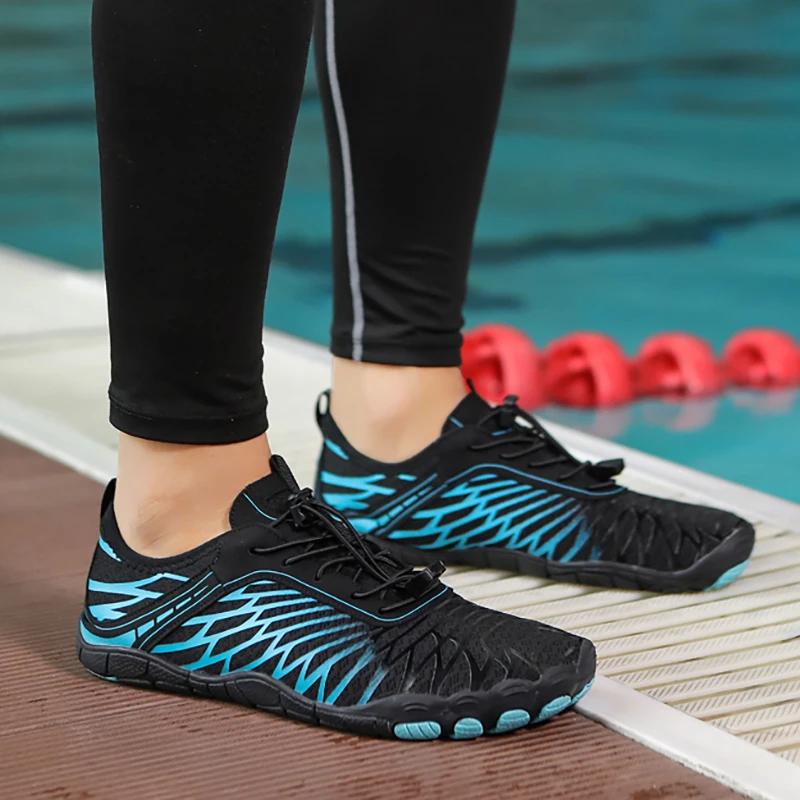 New Men’s Running Sneakers Swimming Trainers Zero Drop Shoes High Quality Aqua Barefoot Shoes Walking Wide Barefoot Water Shoes