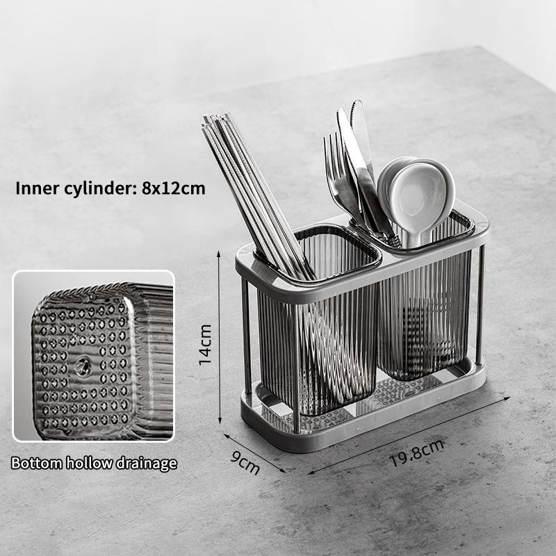 Kitchen Chopstick Rack Drain Fork Spoon Storage Box Household Chopstick Holder Drain Fork And Spoon Storage Box