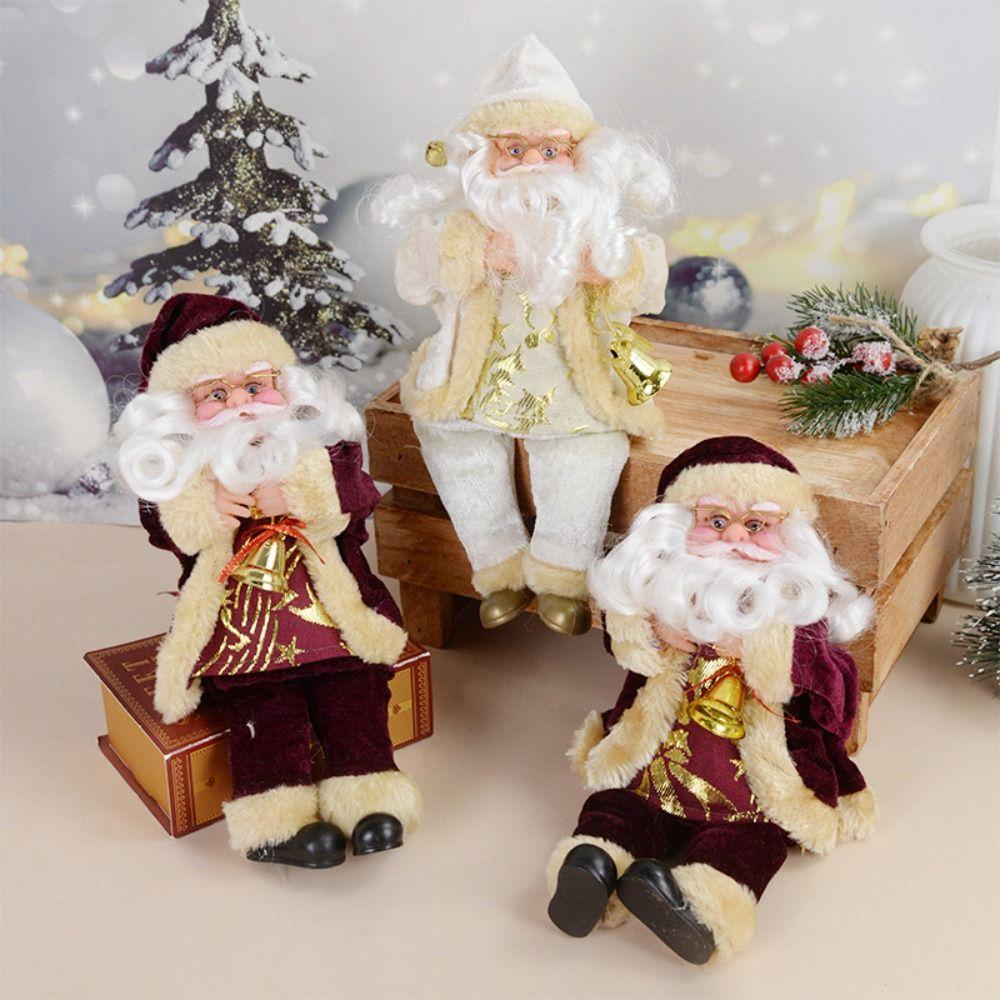 

Декор для дома, фигурка Санта-Клауса, украшение для домашнего окна, Санта-Клаус, стоящие куклы, Рождество