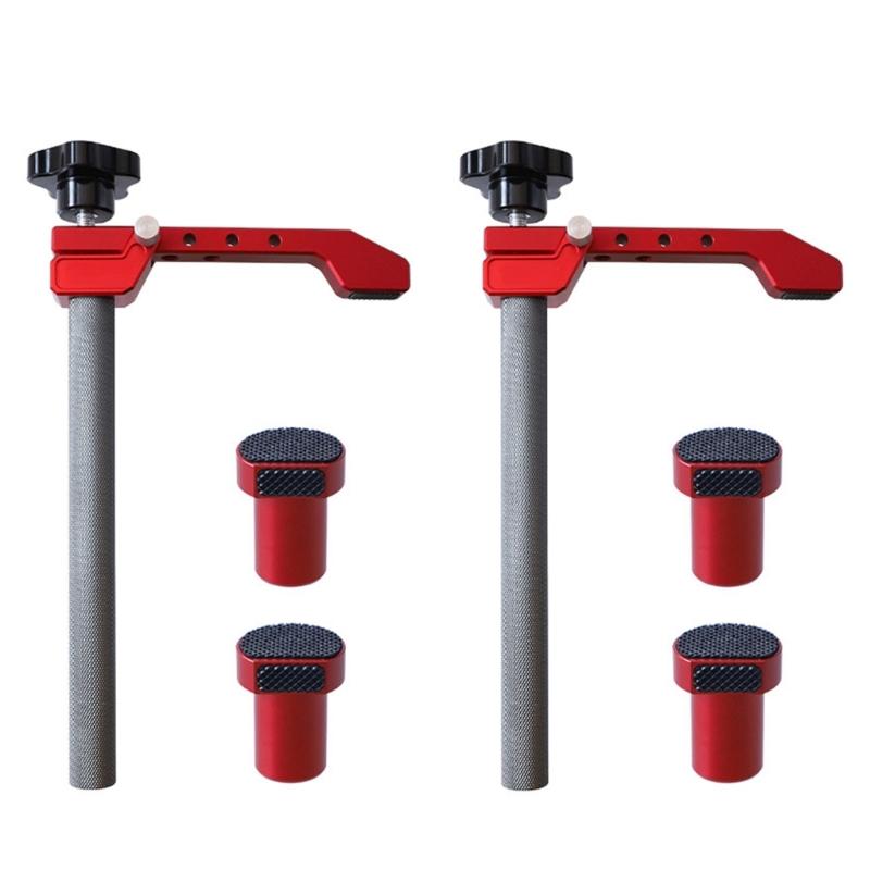 Aluminum Table Clamps Adjustable Benches Dog Clamps For Tables Featuring Adjustable And Firmly Fixed Jaw Pad Firm Grip