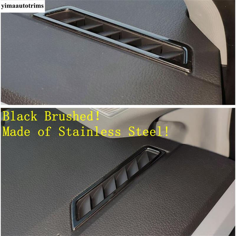 Dashboard Air AC Vent Outlet Frame Stickers Cover Trim For VW Volkswagen Polo - Stainless Steel Accessories Interior