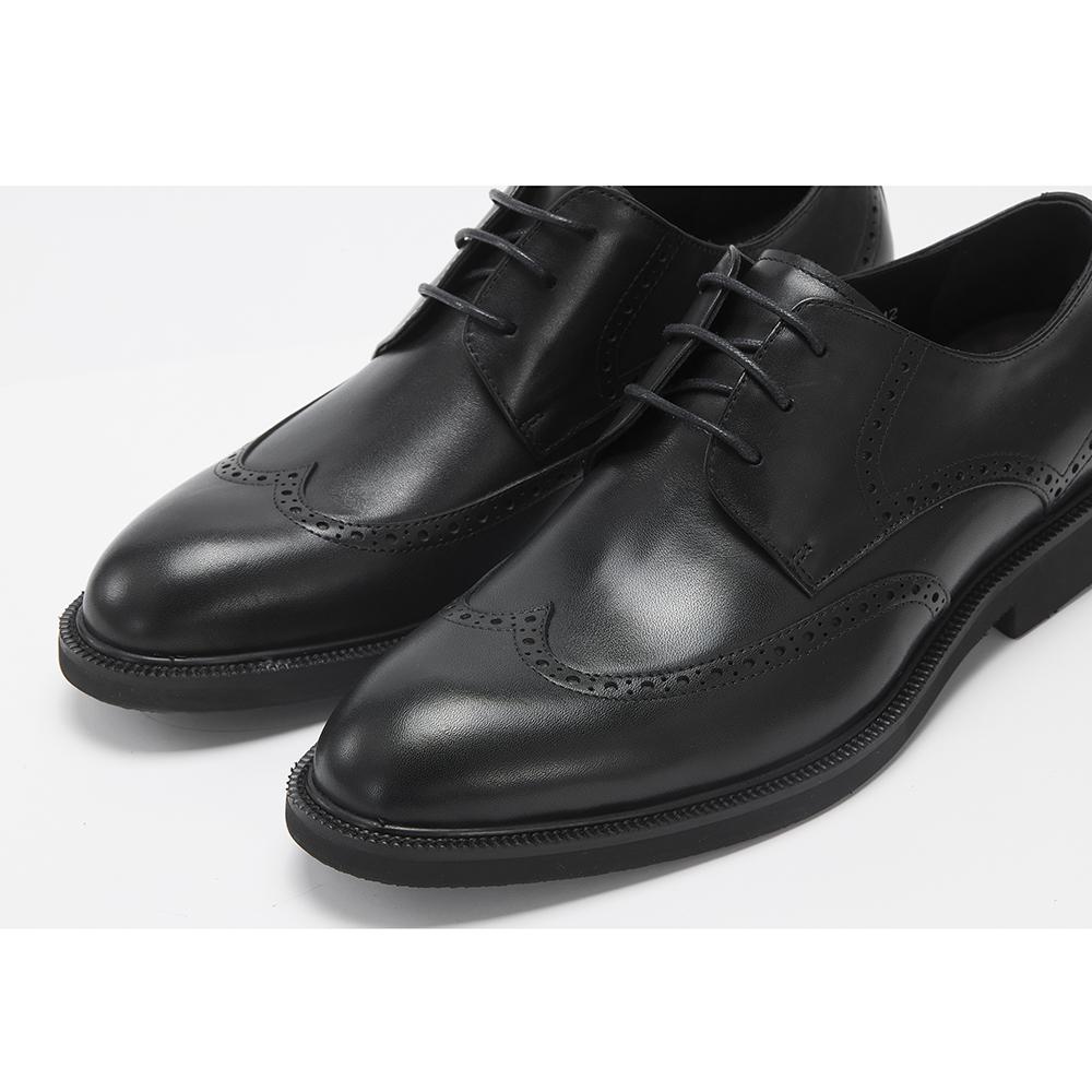 Fashion New Arrival Anti-Slippery Genuine Leather Derby Shoes for Men High Quality Breathable Wear Resistant Handmade Dress Shoes Office