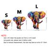 "Elephant Wooden Puzzle | Irregular Shapes & Mixed Colors • Family & Party Game • Focus Training Toy for Boys & Girls • Perfect