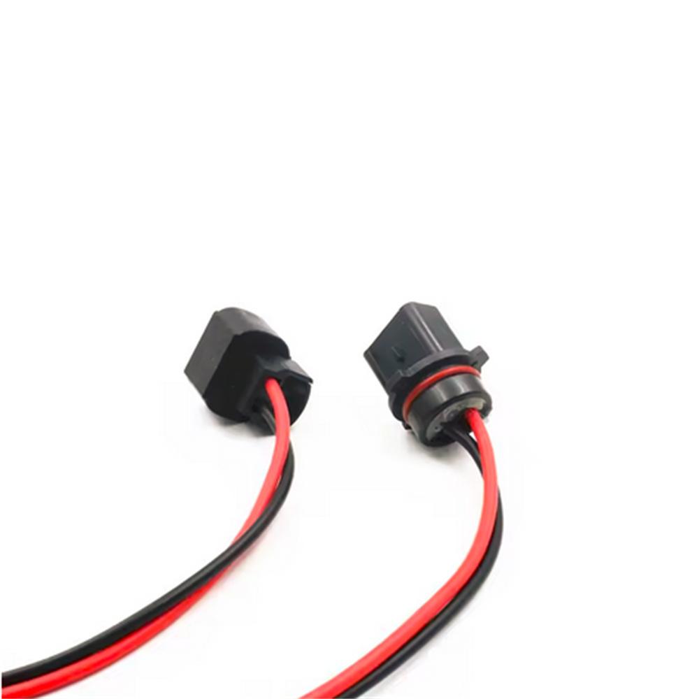2pcs Car 5202/H16/2504/PSX24W Female Socket Connector Adapter To P13W Male Socket Adapters Holders Harness Connector