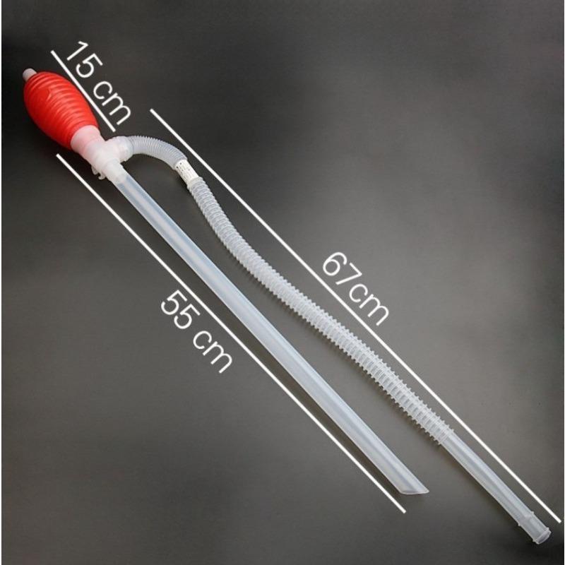 Universal Car Fuel Transfer Siphon Pump Large Squeezing Syphon for Lawn Mowers Manual Pumping Petrol Water Alcohol Transfer