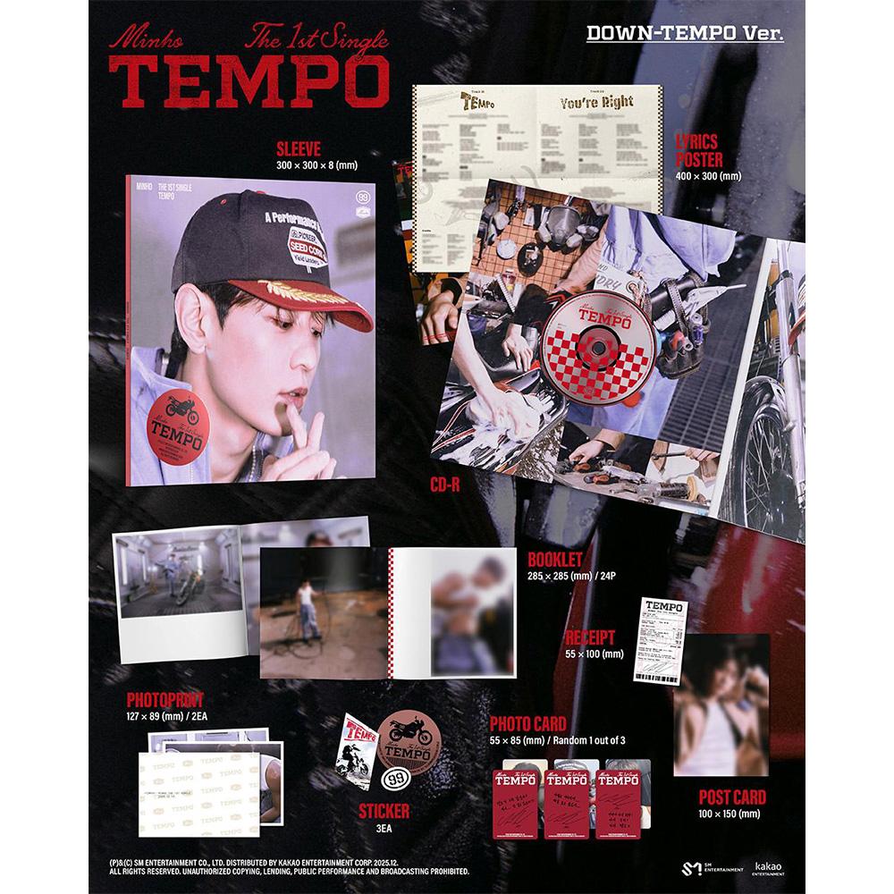 [pre-order] (SHINee) MINHO 1st Single Album - TEMPO