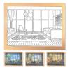 LED Night Light Decorative Light Painting USB Plug Dimming Wall Artwork Table Lamp Gift Indoor Sunlight Window Wooden Photo Lamp