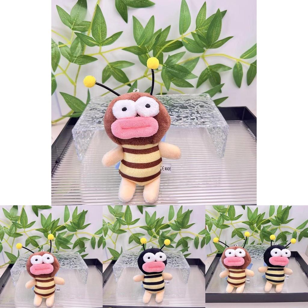 Soft Delightful Super Bumblebee Keychain Cute Cartoon Plush Perfect For Girls Young