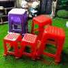1/12 Scale Dollhouse Miniature Plastic Stools Chairs Pretend Play Furniture Toys