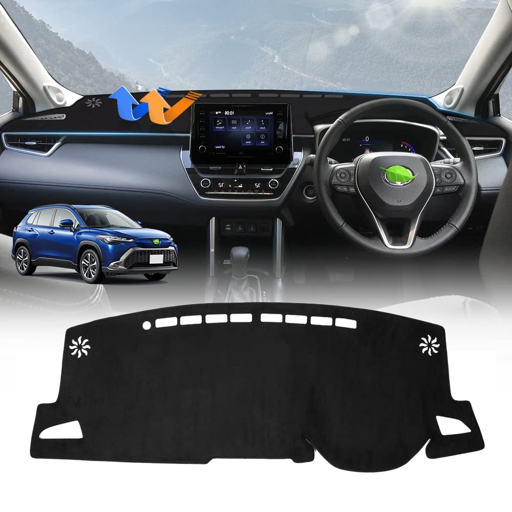 

Cartist Corolla Cross Приборная панель Интерьер Приборная панель Совместима с Corolla Cross 2021 Настоящее Солнцезащитный Прозрачный Интерьер Замшевый Комплект Кросс (10 Серия) Мэт,