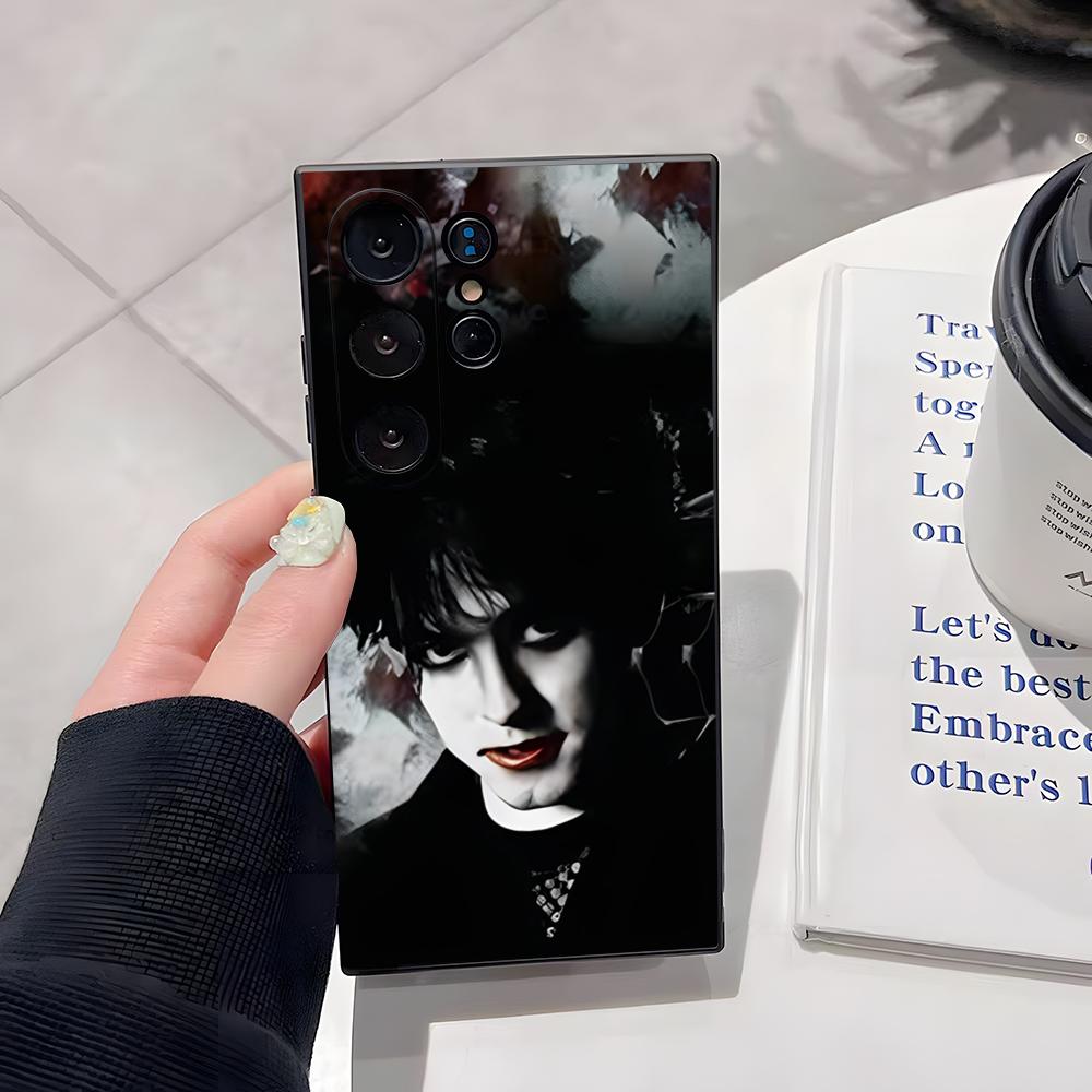 

Vintage Rock Band The Cure Phone Case For Samsung S26 Ultra S25 Edge Ultra S23 S22 S21 S20 Ultra Plus S24 Fe Cover Samsung S23 Ultra