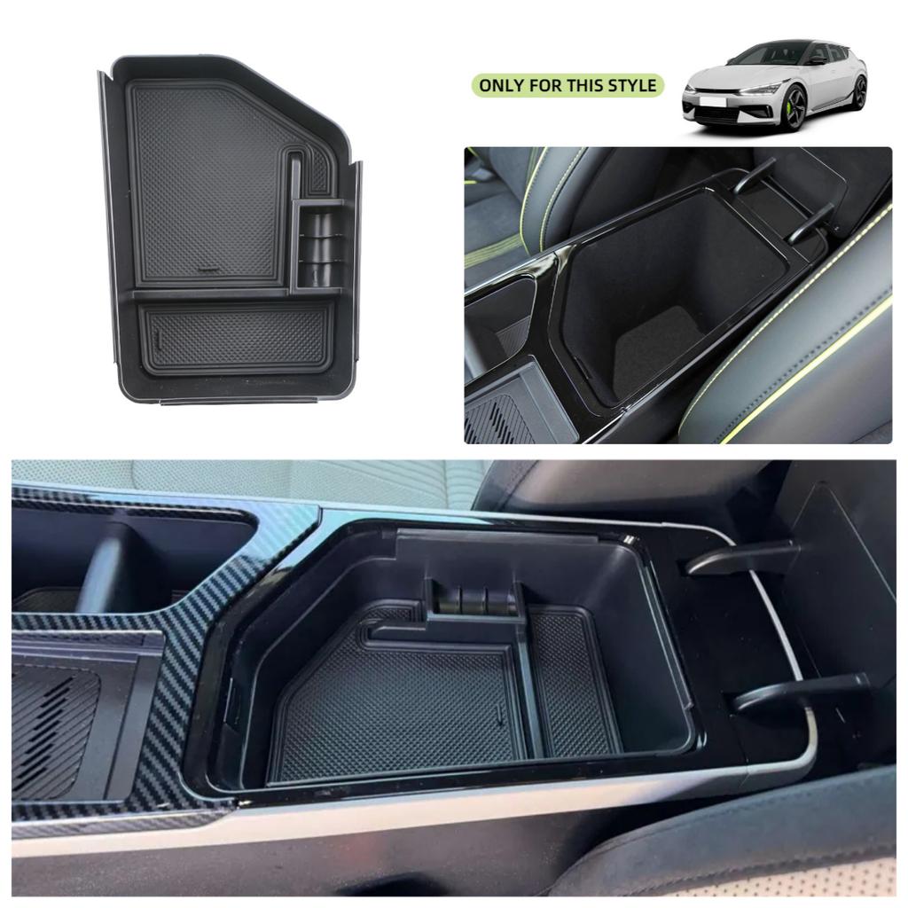 Armrest Storage Box For KIA EV6 2021 2022 2023 LHD Auto Central Console Holder Interior Organizer Glove Tray Car Accessories