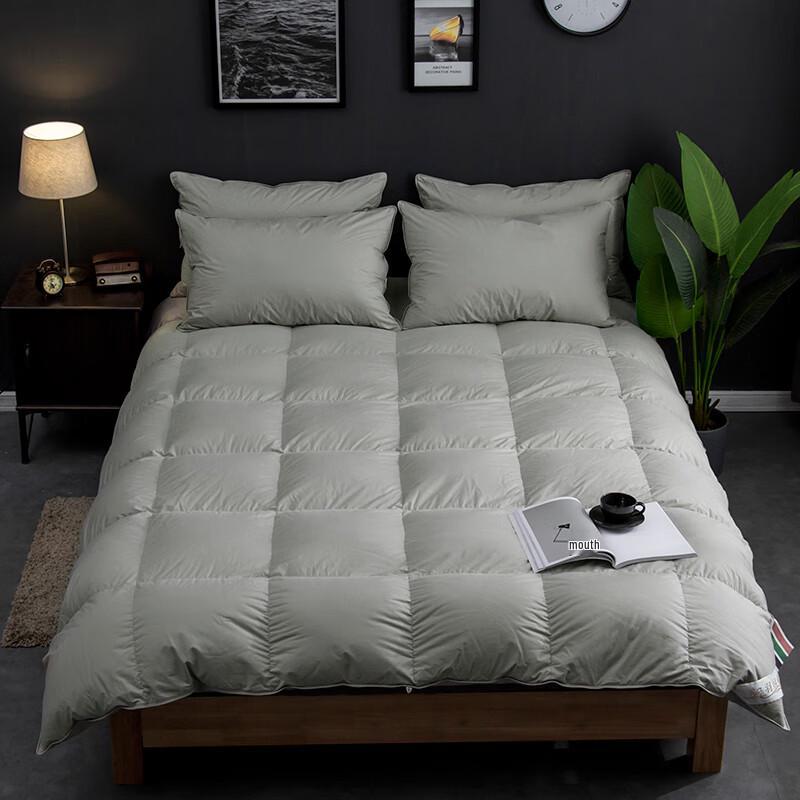 All-Cotton Warm Core White Goose Down Comforter