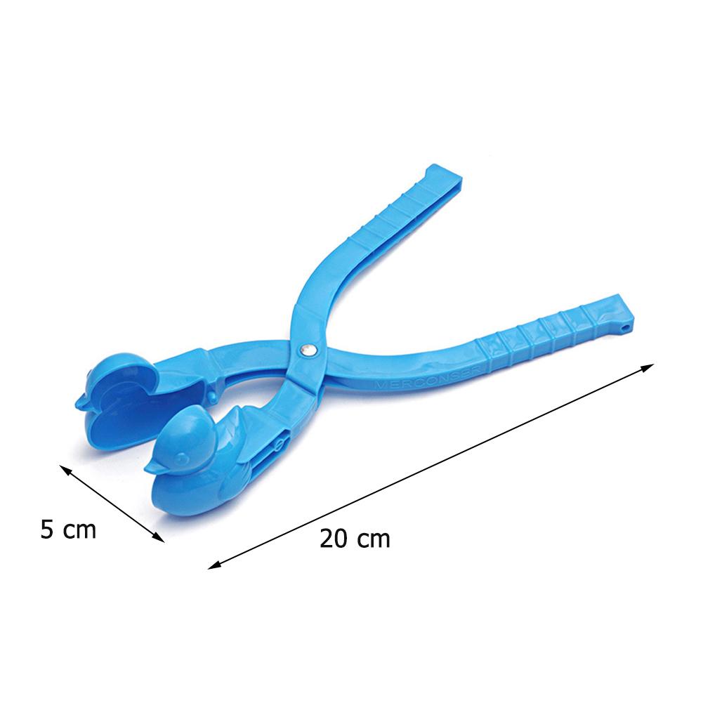 Cartoon Duck Snowball Maker Clip Kids Toys Outdoor Sand Snow Ball Mold Toys Winter Snow Ball Maker Sand Mold Tool