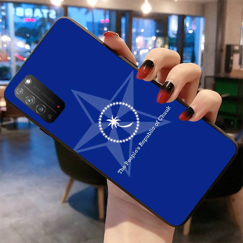 Chuuk Chuukese Pride 691 Flaga Etui na telefon dla Huawei Honor 30 20 10 9 8 8x 8c v30 Lite view 7A pro