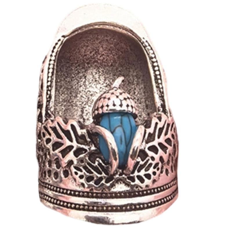 Sturdy Alloy Thimble Tool for Sewing and Crafting Enthusiasts Offering Open Designs Flexibility and Comfortable Fit