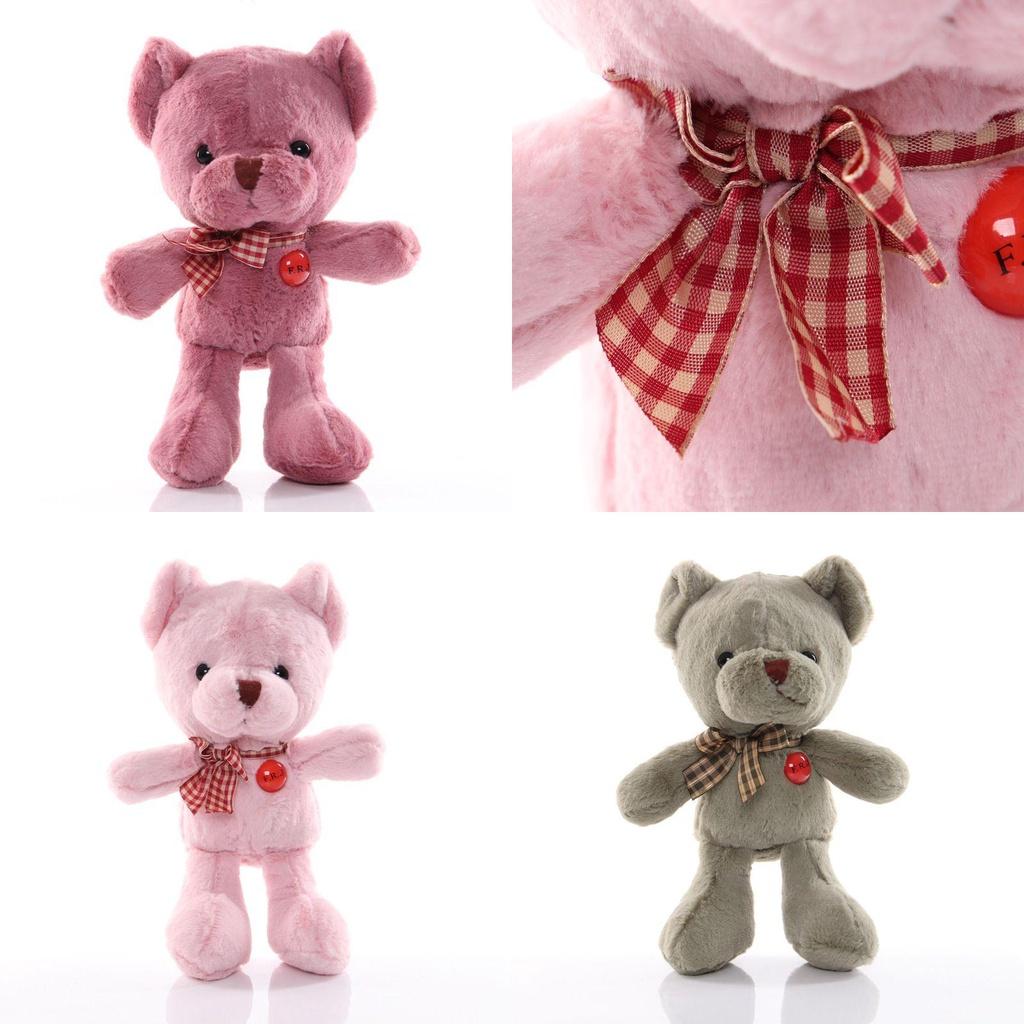 Colorful 25cm Anime Teddy Bear Plush Doll Soft Cute Comfortable Gift For Birthday More!