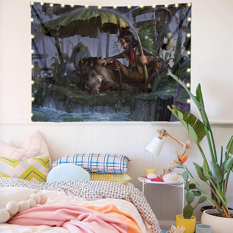 Digital Printing Background Cloth Anime Game Fifth Personality Hanging Blanket Wall Cloth Dormitory Bed Head Decoration Cloth