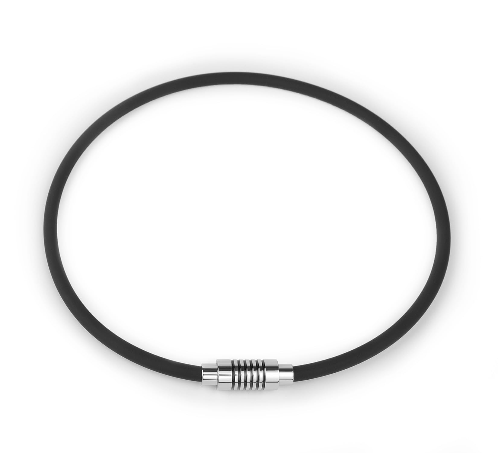 

FUANNA Спортивне намисто з магнітної нержавіючої сталі, розкішне, популярне, у стилі бейсболіста, для всіх, антистатичне намисто, з єднання, сталь, модний, дизайн, чорний