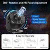 Planetarium Galaxy Projecto Star Projector 360°Rotation Mute Design HD Image Timing for Bedroom Birthday Christmas Decor
