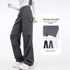 Handu Yishe Women's Convertible High-Waist Loose Cargo Wide-Leg Pants