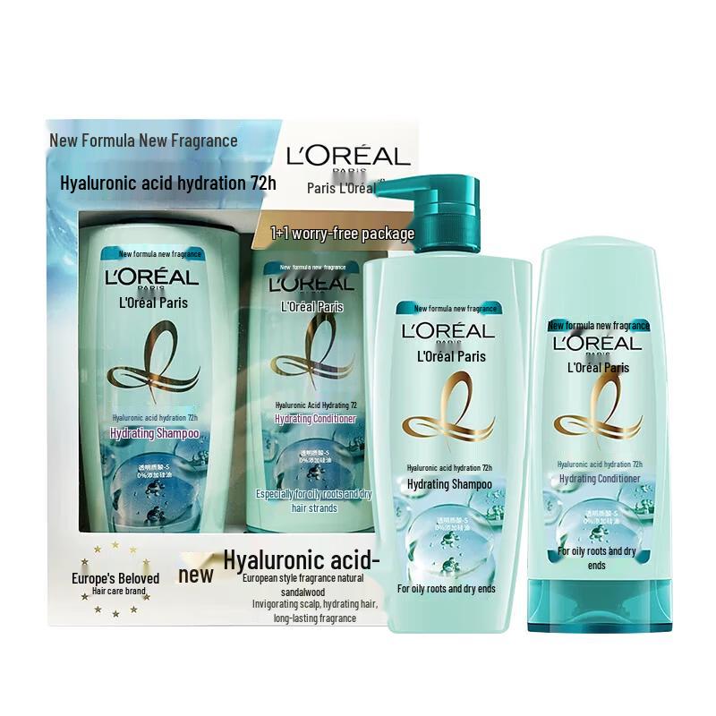 L Oréal Hyaluronic Acid Hydrating Hair Care Set