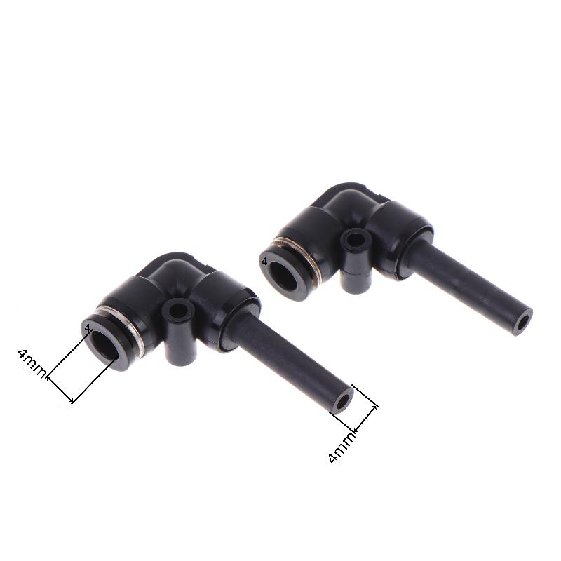 

2/10Pcs Plj 4/6/8/10Mm Pneumatic Quick-Insert Reducing Diameter Plj8-6/6-6Mm Rod Pneumatic Joint Bend-Through Rod Connector 4mm 4mm 2pcs