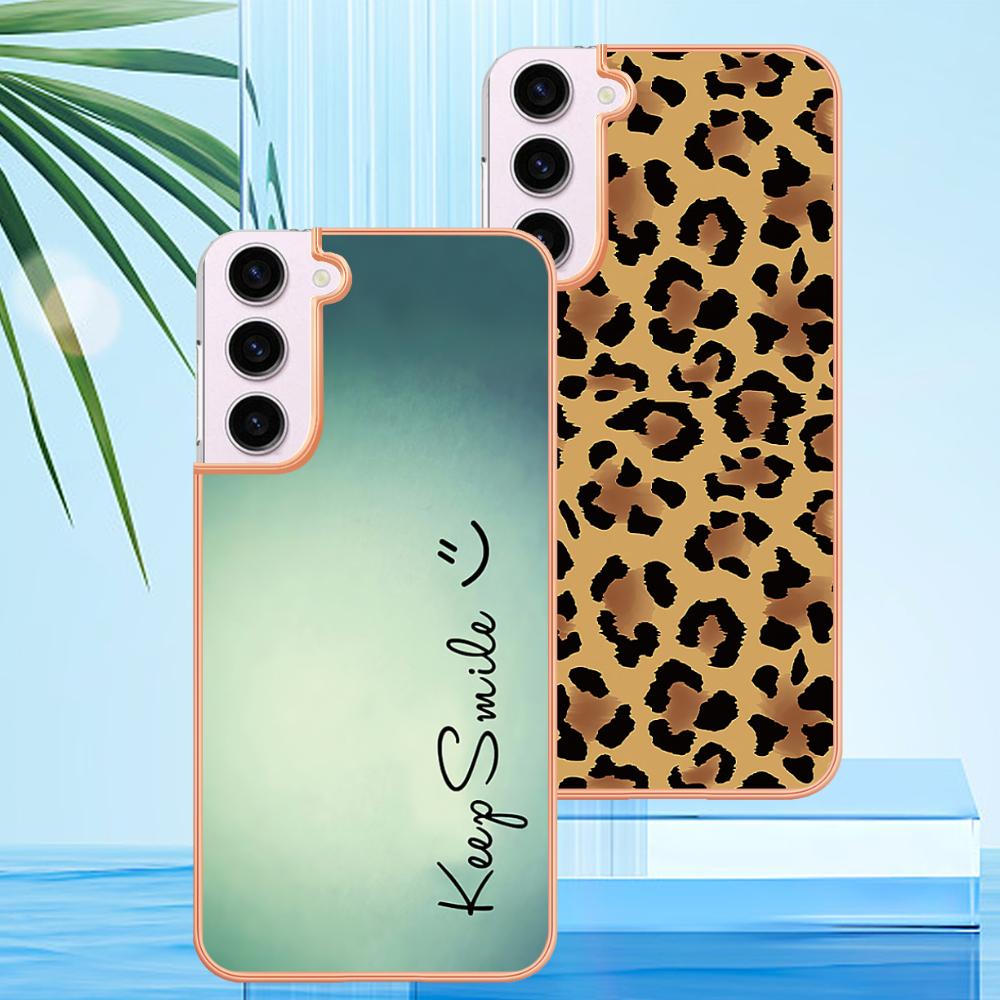 Für Samsung Galaxy S20, S21, S22, S23, A13, A14, M11, M31, M51, Note20... Tiere, Leopard, Bier Musterdrucke In-Mold-Dekoration ultradünne weiche Handyhülle