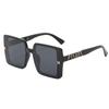 H Letter Polarized Sunglasses Women'S Large Frame, Sunglasses With Light Luxury And Thin Face Versatile Fashion Trend