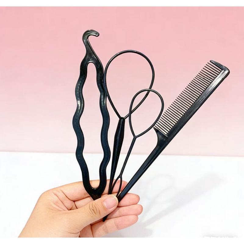 Frangipani Claw Clip Set: Elegant High-End Hair Accessories for Updo Styles