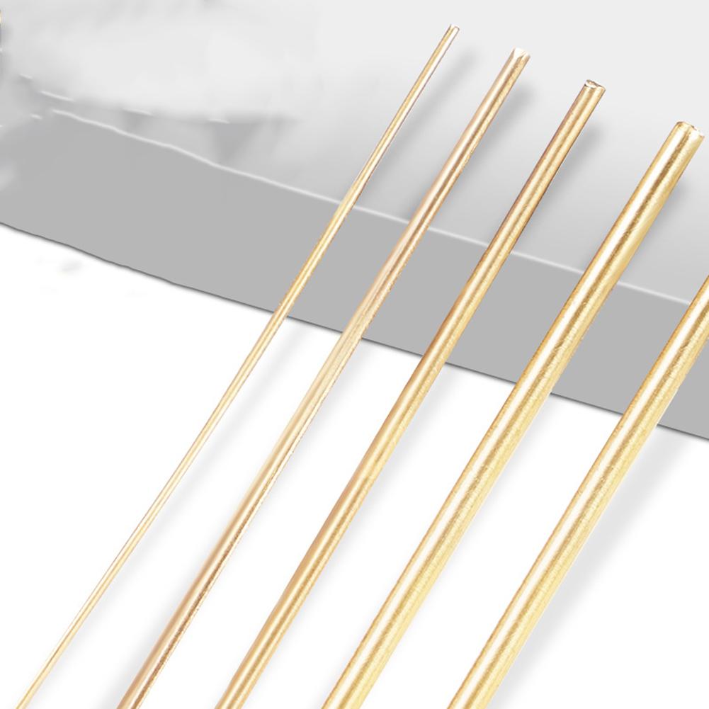 Złoty drut lutowniczy i srebrne pręty spawalnicze 4 szt. do naprawy biżuterii Niska temperatura topnienia Długość 50 cm Odpowiednie do spawania metali