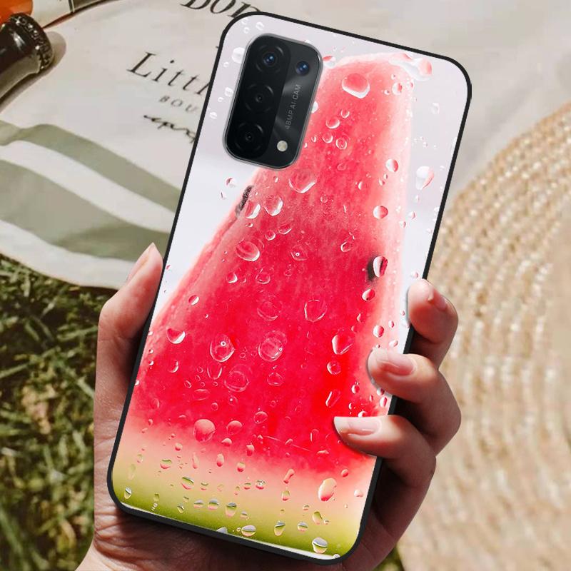 Für Oppo A54 5G Hülle Silikon Rückseite Handyhülle für Oppo A54 5G CPH2195 Hüllen Weiche Bumper Coque für OPPOA54 A 54 5G 6,5 Zoll