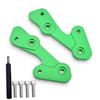 Motorcycle Step-Up Bracket for Kawasaki ZX-25R (2020-2023), ZX-4R, and ZX-4RR (2023+) (Green)