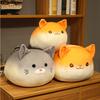 Cartoon Soft Round Cat Plush Toy Sofa Pillow Cushion Down Cotton Bread Kitty Doll Cute Children'S Room Decor Kids Girls Gifts