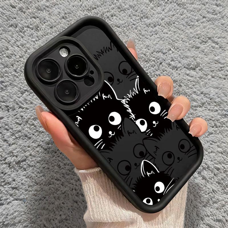 For Tecno Camon 20 Pro 20S Pro 5G /Infinix Note 50X 50 Pro Plus Full Package Shockproof Silicone Soft Cover Cute Cat Phone Case