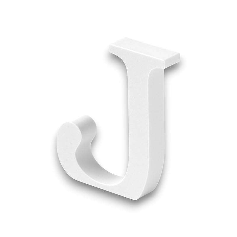 

7см буквы алфавита белые (J (1 кусок))