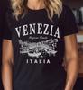 Venedig Italien T-Shirt Venezia Italia Baumwolle Comfort Colors
